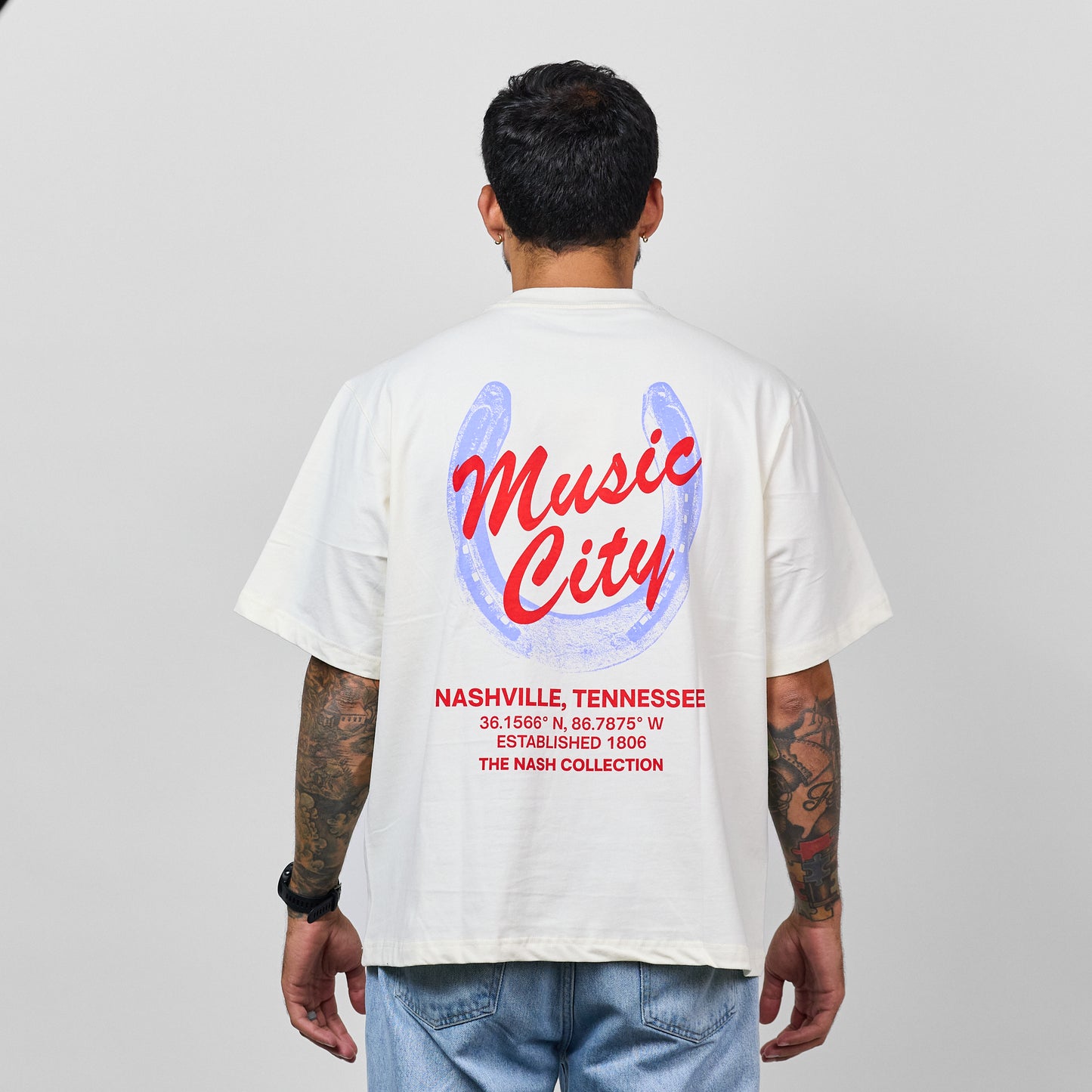Music City Horseshoe Oversized Tee