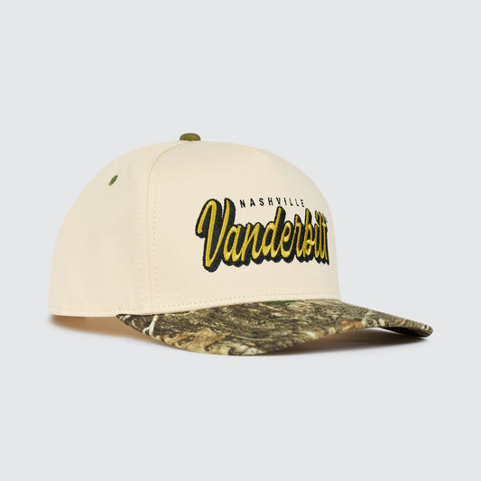 Vanderbilt Camo Snapback