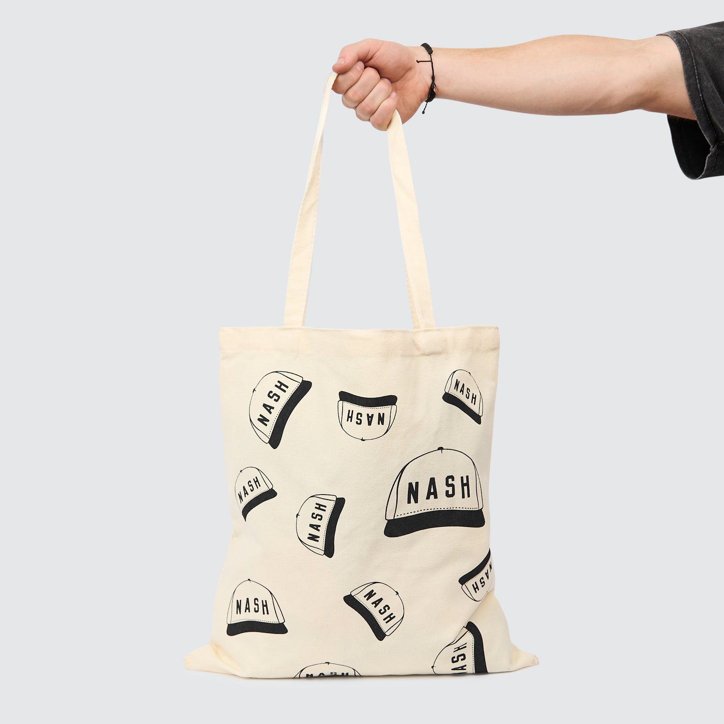 Nash Caps All Over Canvas Tote