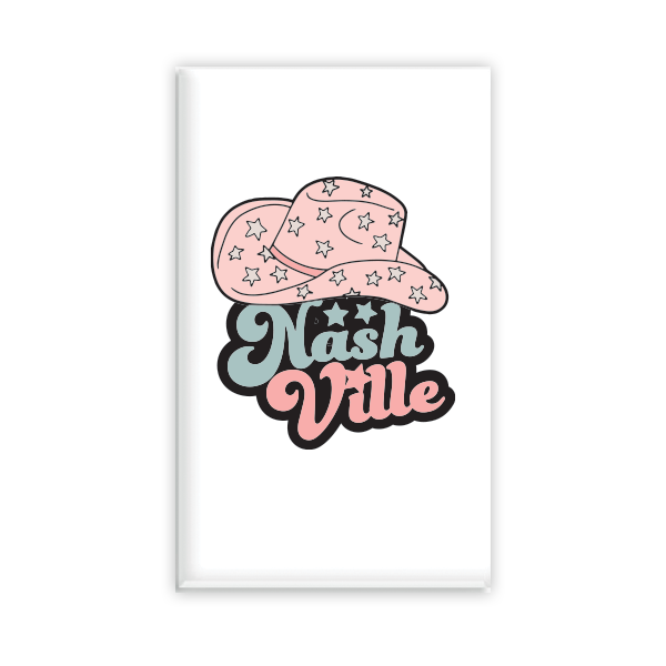Nashville Cowgirl Hat Magnet