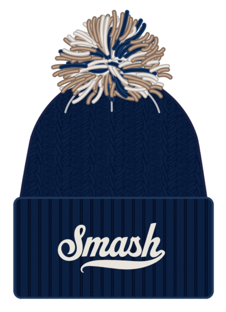 Smash Sweater Cable Knit Beanie