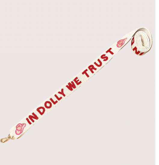 Dolly Beaded Bag Strap