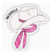 Nashville Hat Sticker