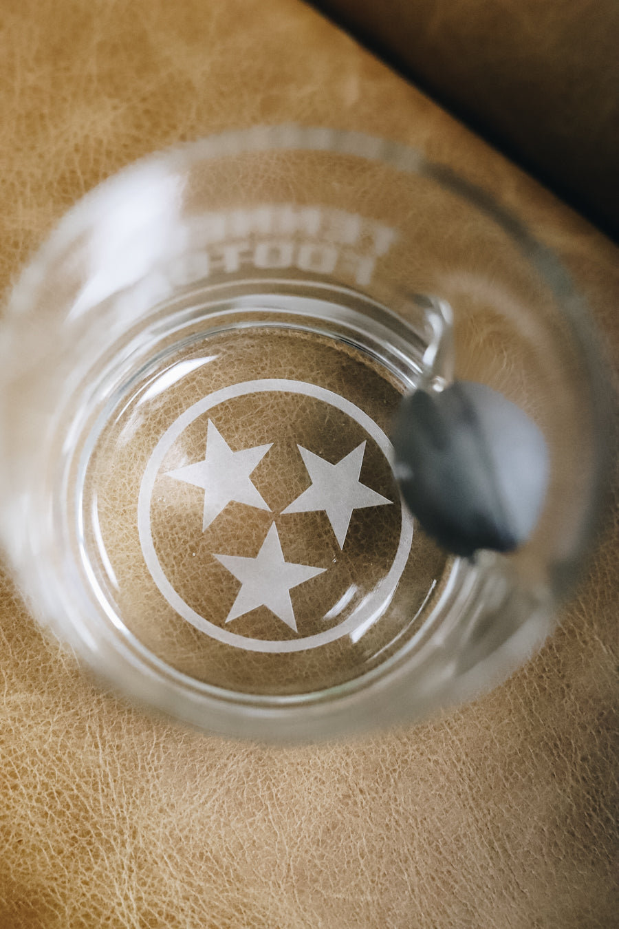 Football Rocks Glass