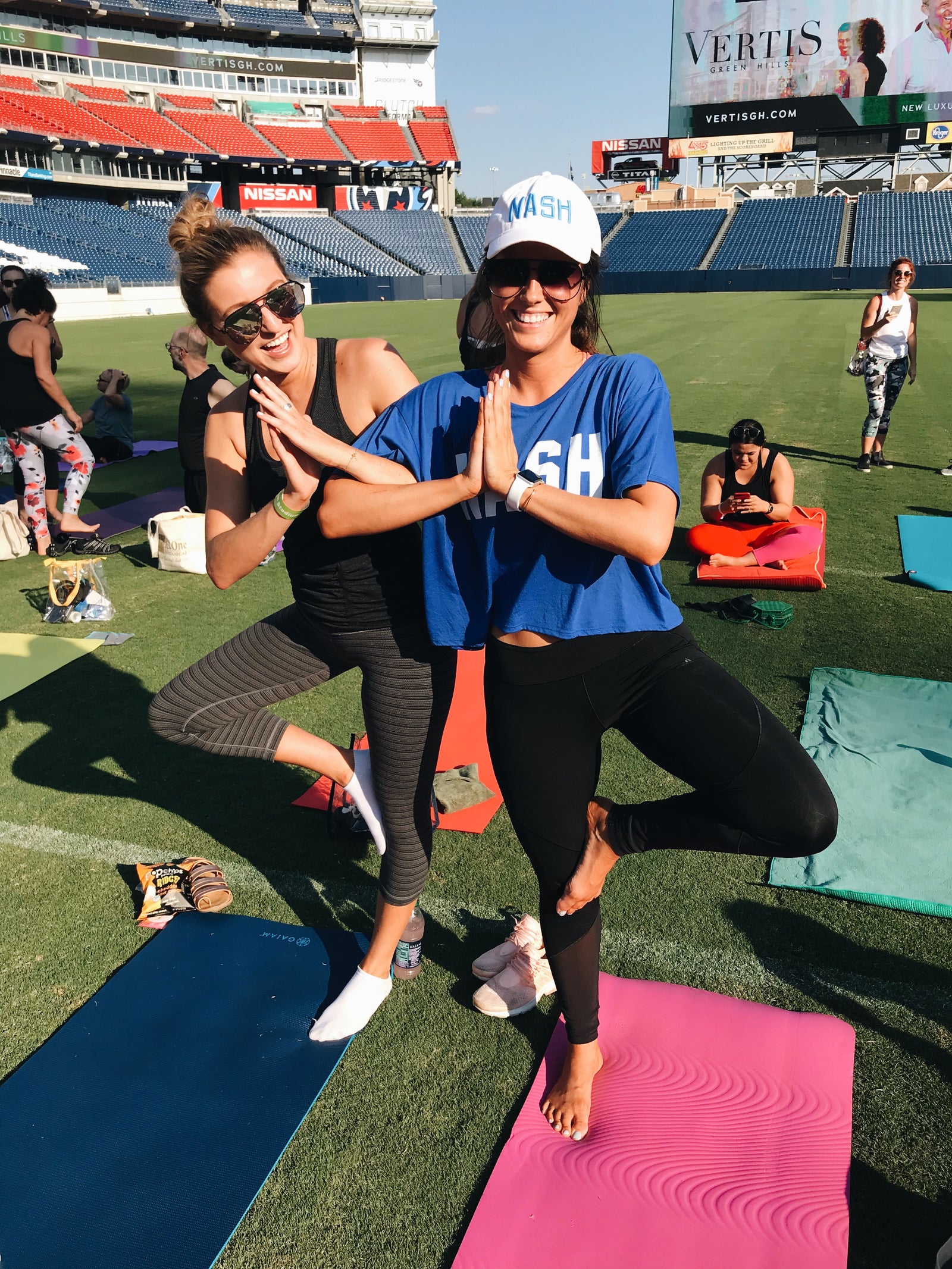 YOGA ON THE FIELD
