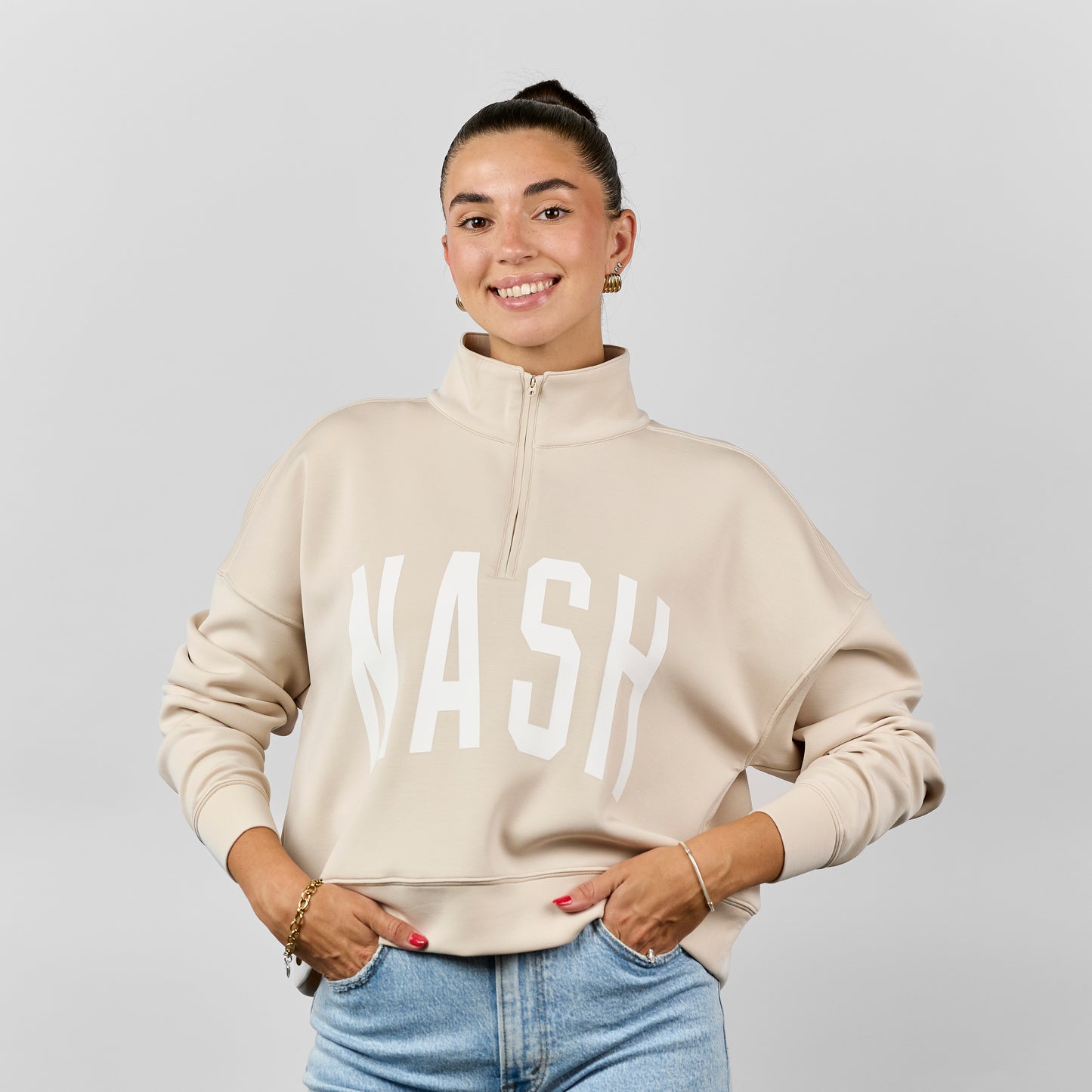 Pulse Quarter Zip [Oatmeal]