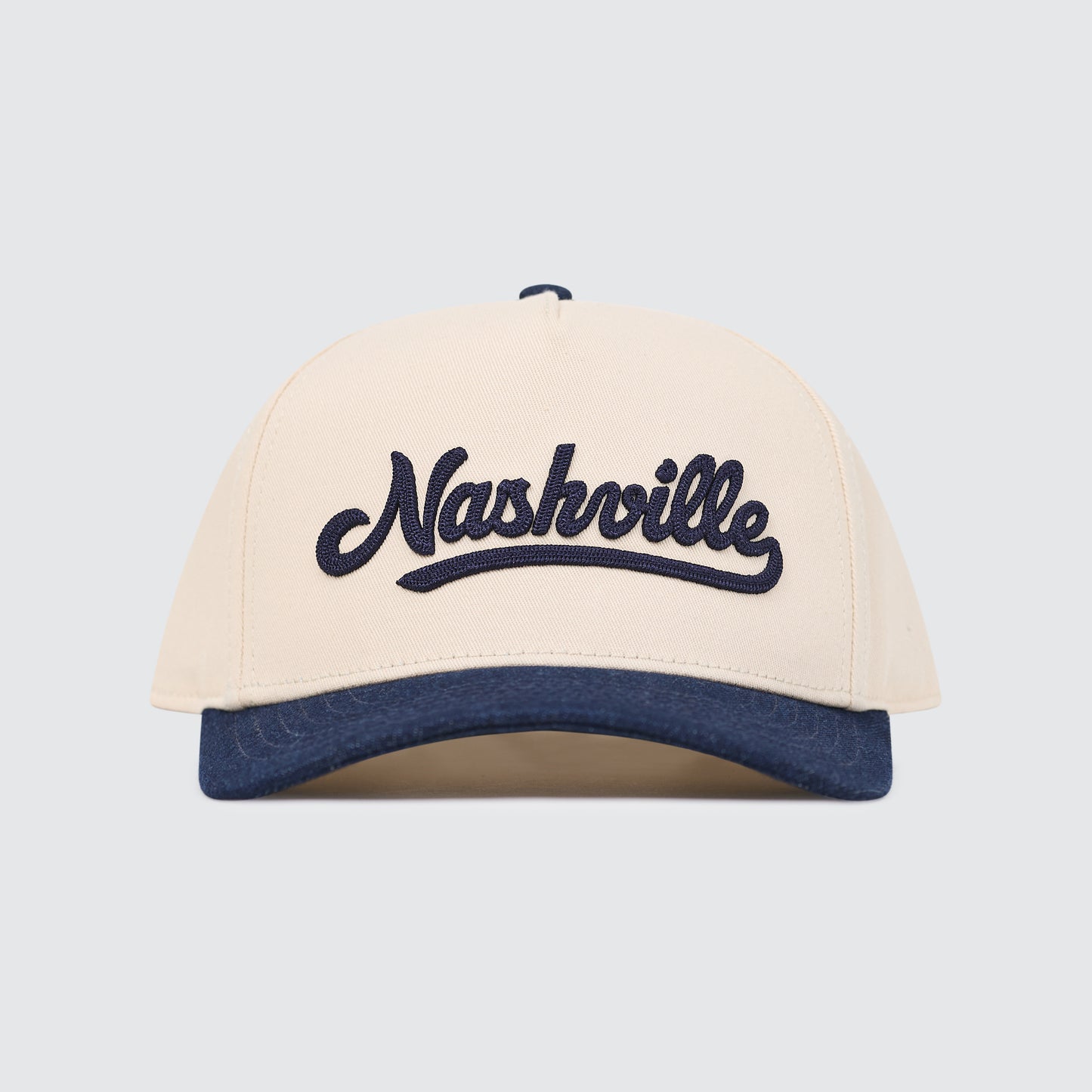Chainstich Nashville Denim Snapback [Blue]