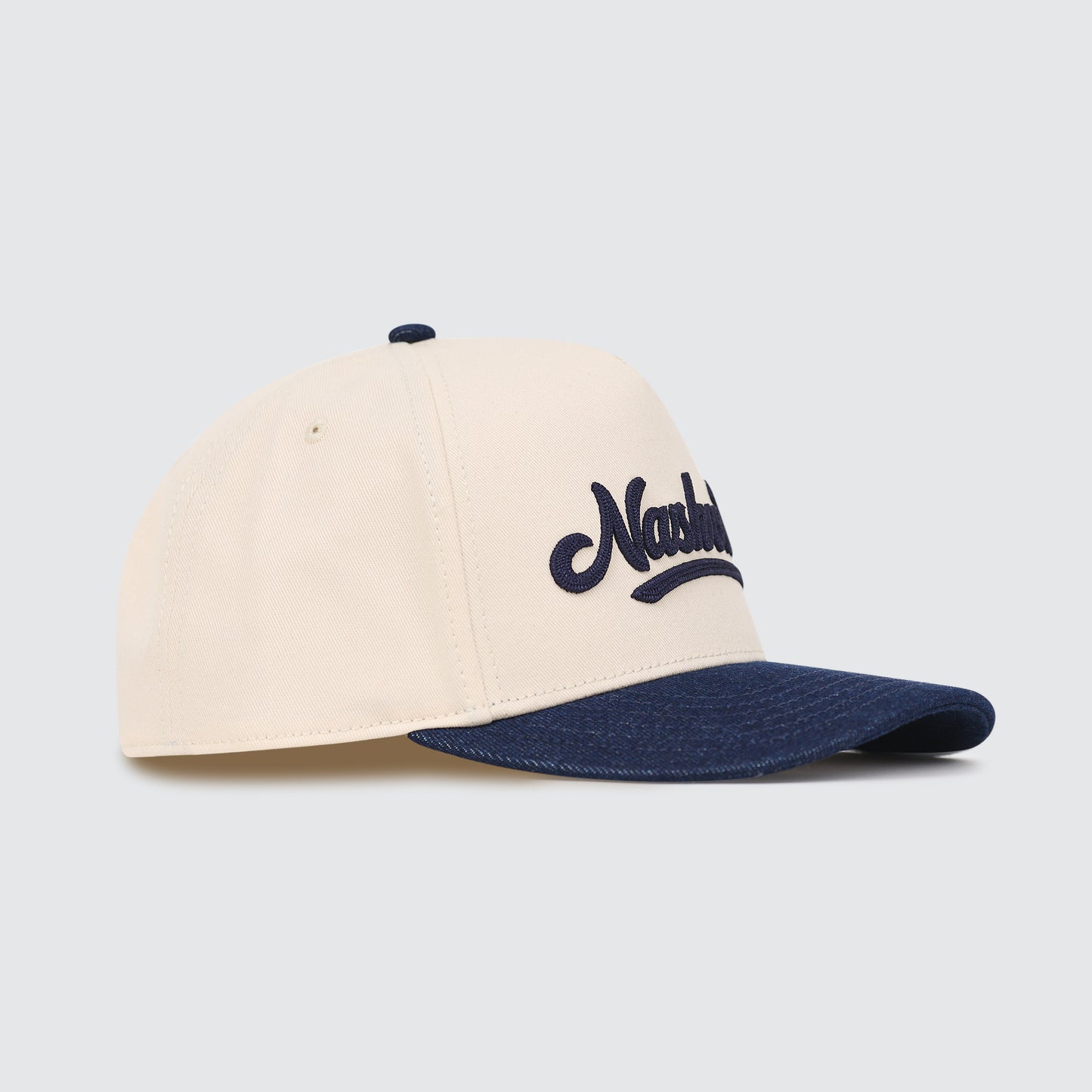 Chainstich Nashville Denim Snapback [Blue]