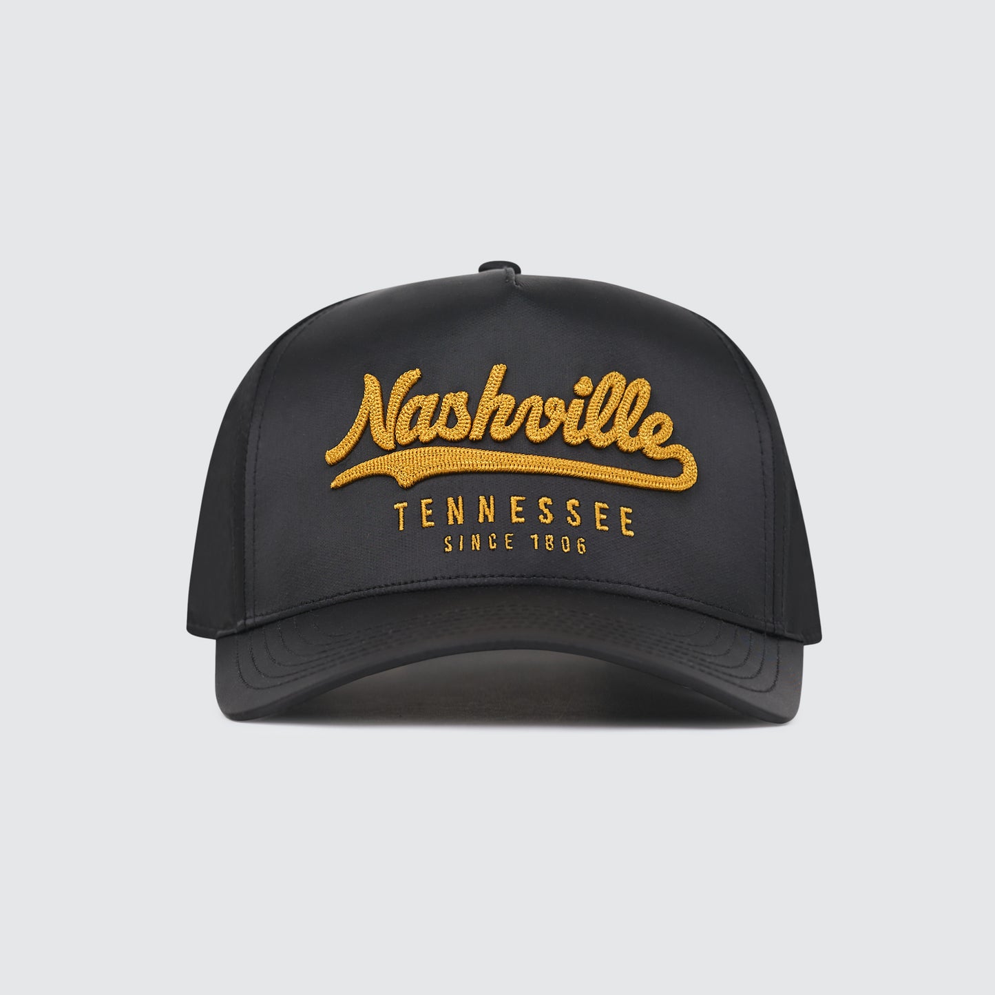 Nashville Smooth Gold Snapback [Black]