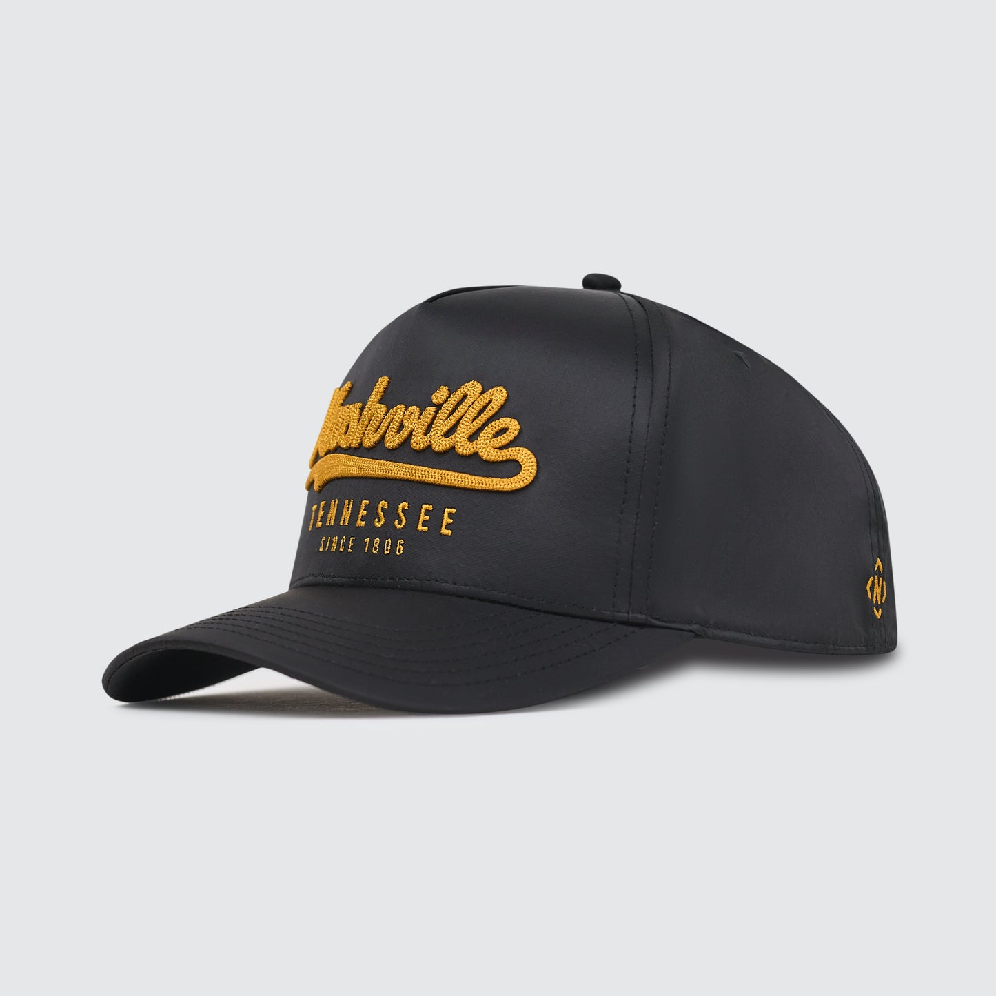 Nashville Smooth Gold Snapback [Black]