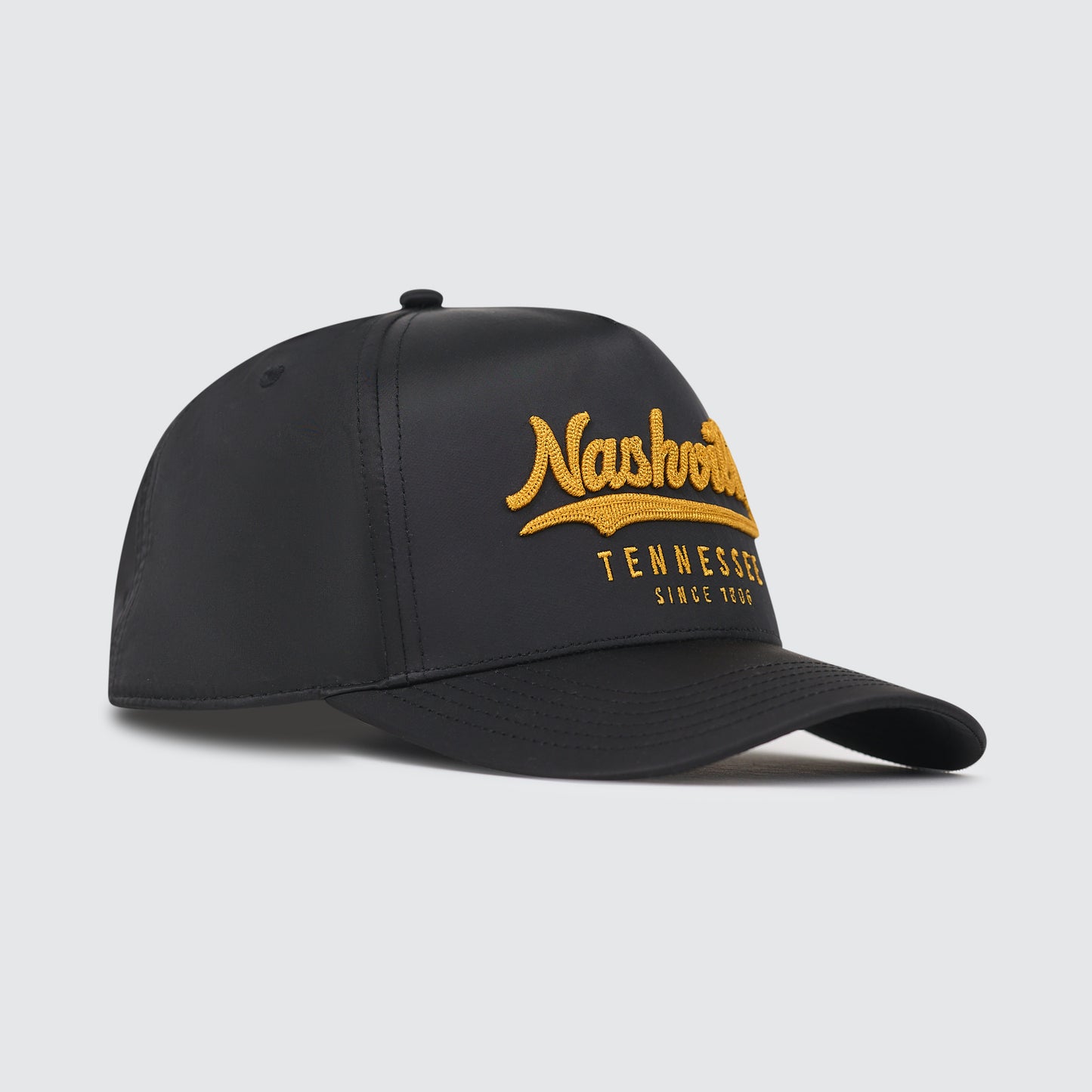 Nashville Smooth Gold Snapback [Black]