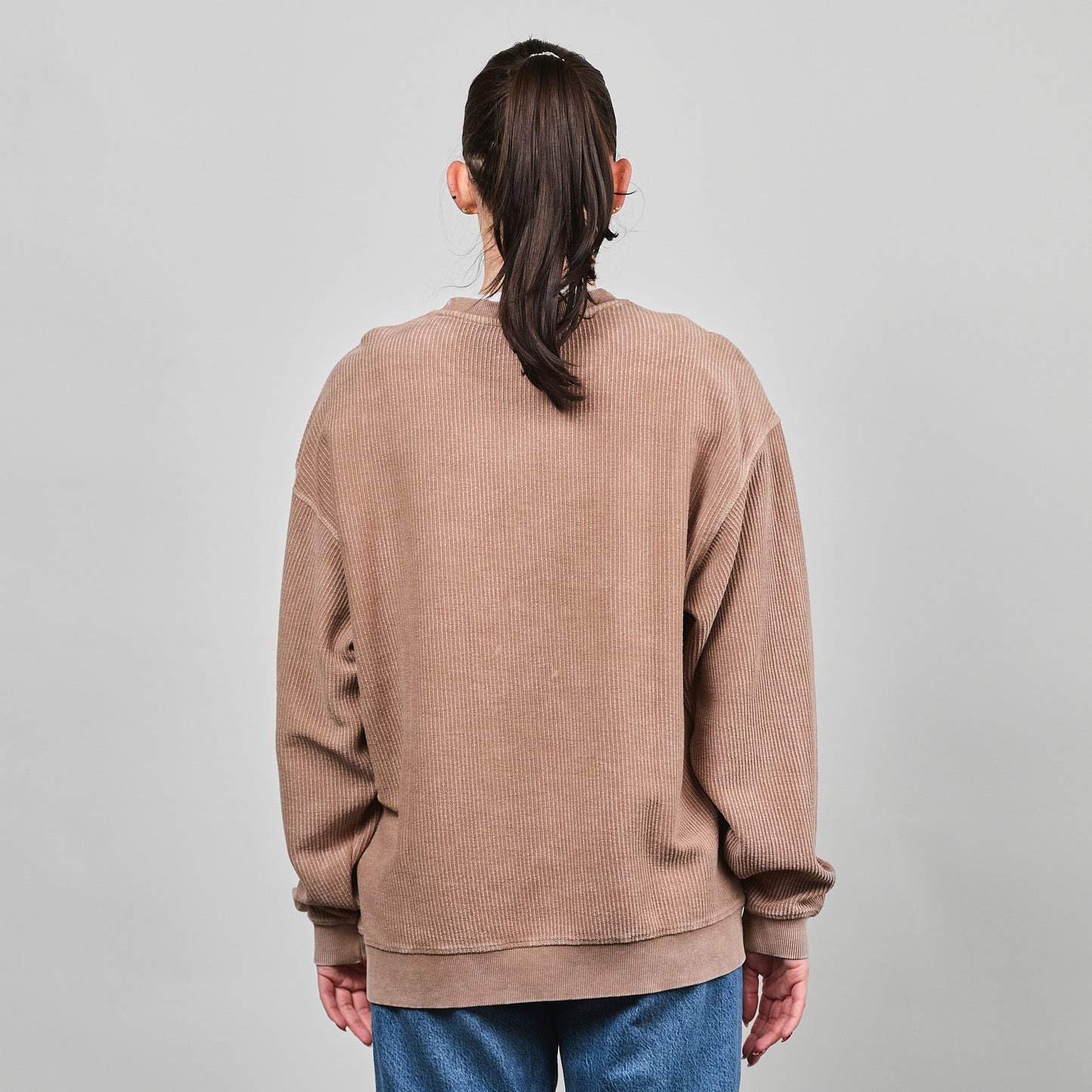Camden Corded Crew [Pine Bark]