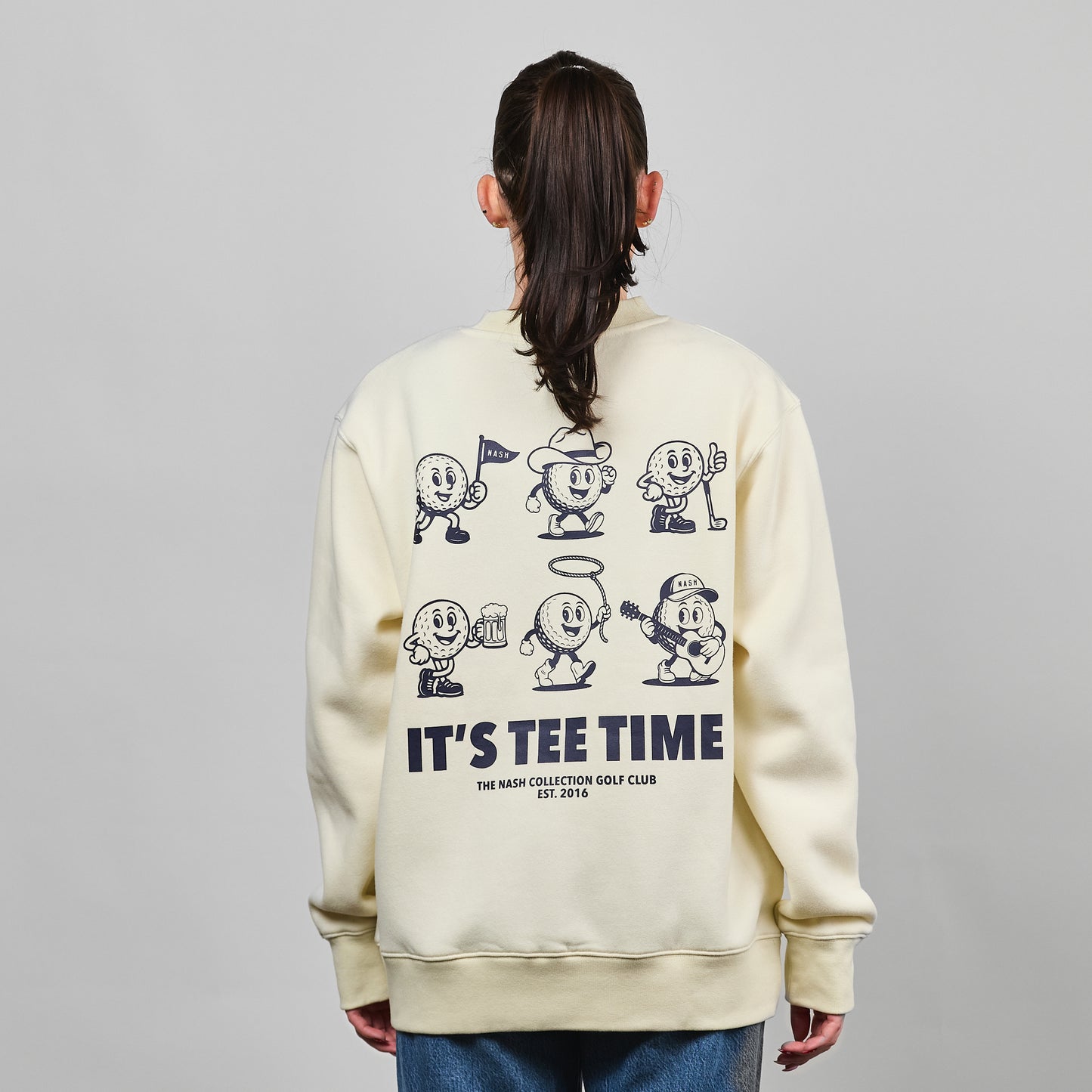 Tee Time Crewneck [Bone]