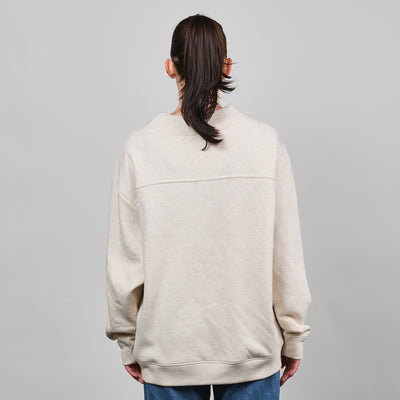 Legacy Mock Neck [Oatmeal/Mocha]