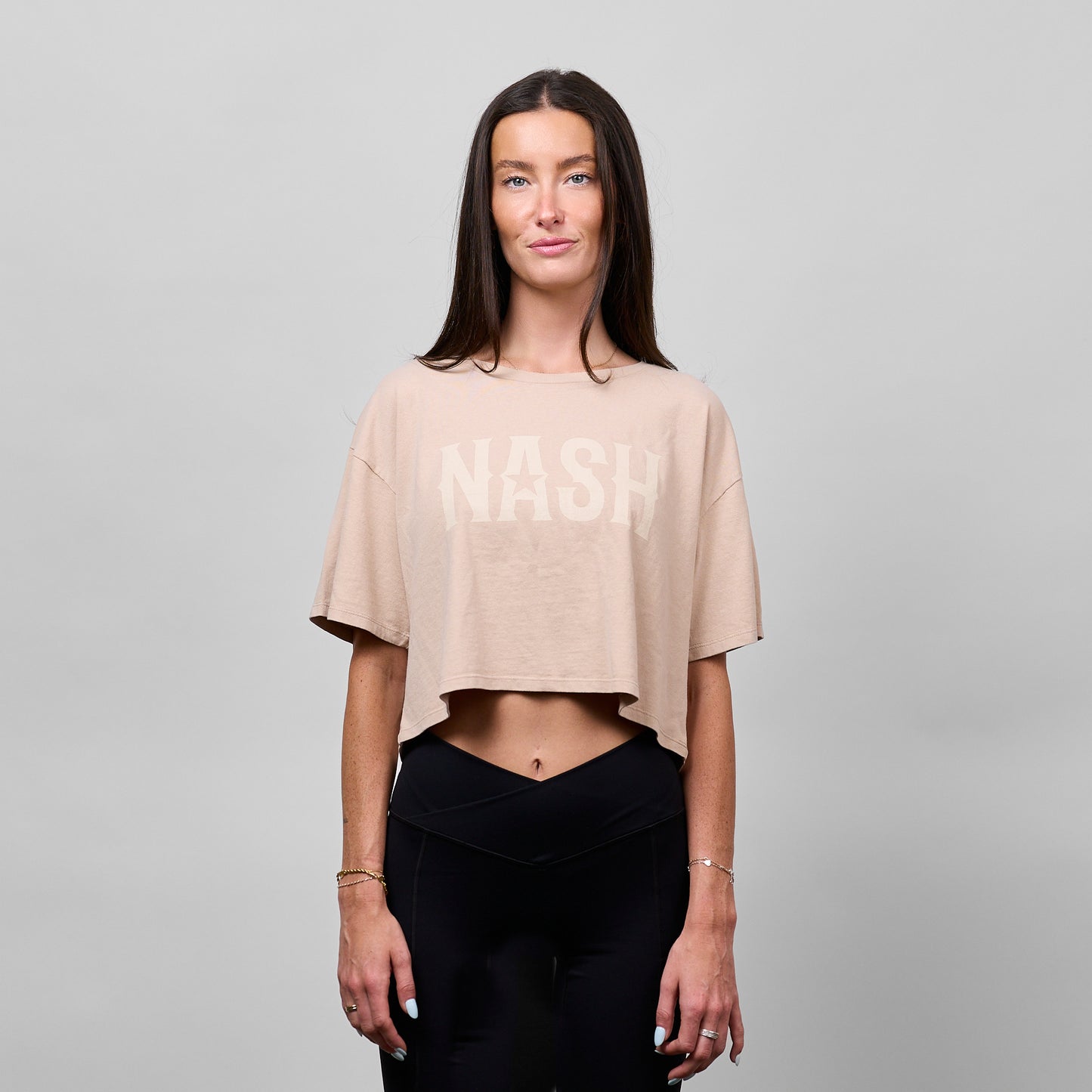 Oversized NASH Star Tee [Dark Taupe]