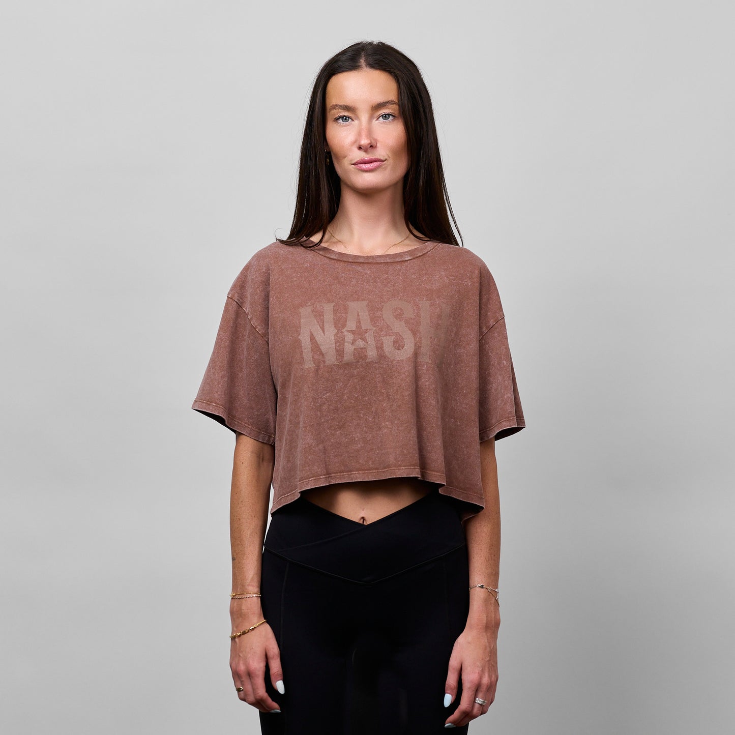 Oversized NASH Star Tee [Chocolate]