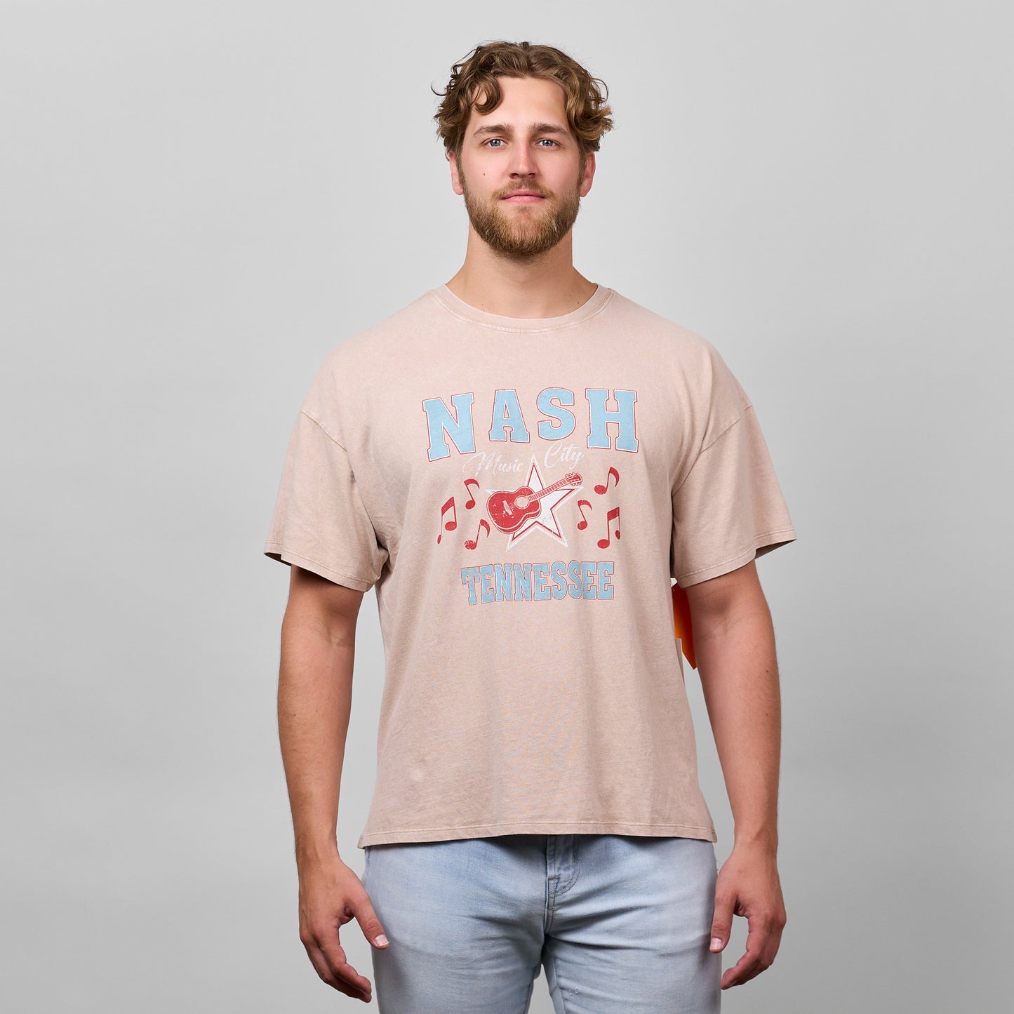 Nash Rock Fest Oversized Tee [Dark Taupe]
