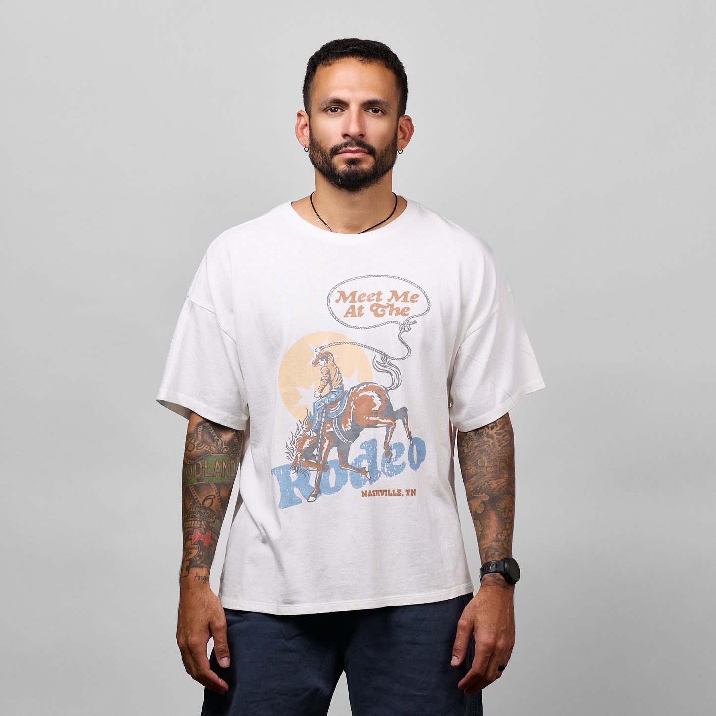 Meet Me At The Rodeo Tee [Cream]