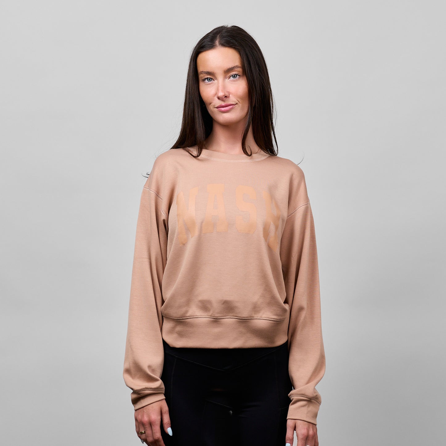 NASH Dark Taupe Crewneck