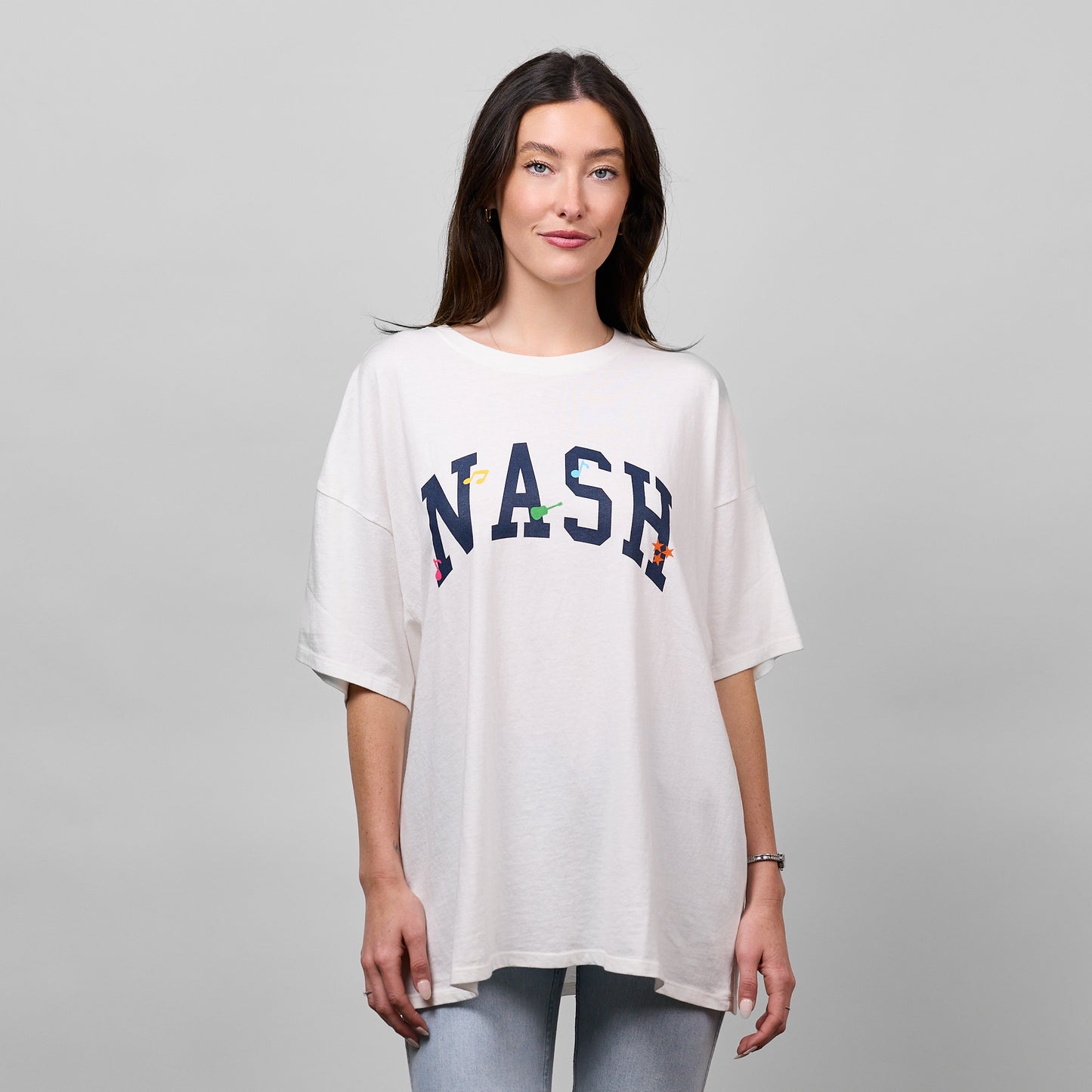 Nash Music Oversized Tee [Cream]