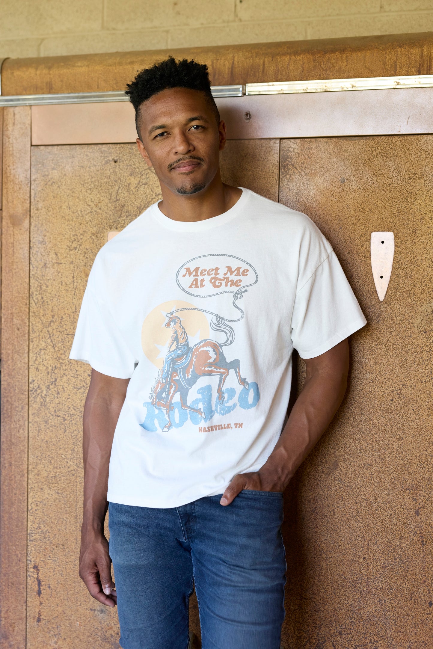 Meet Me At The Rodeo Tee [Cream]