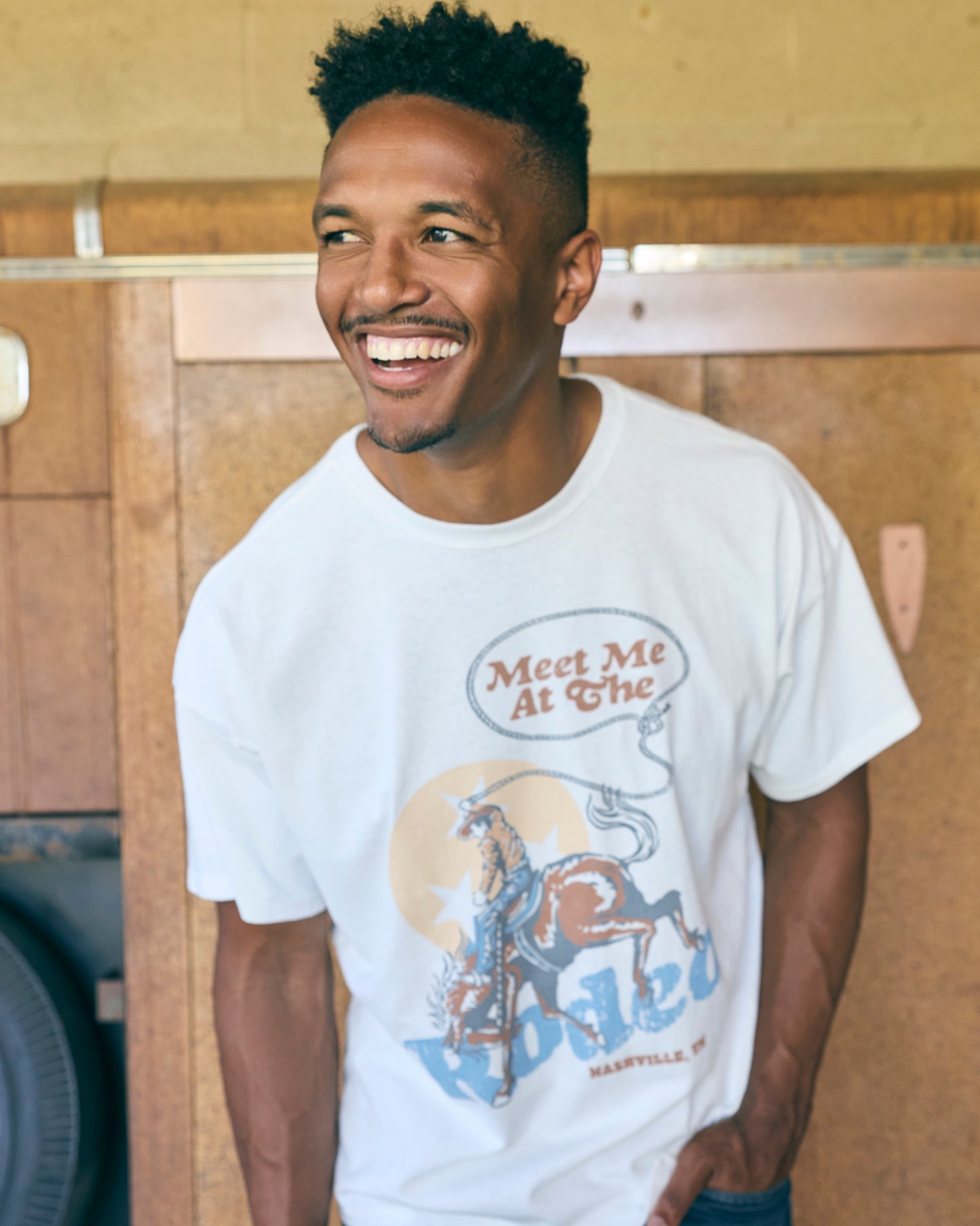 Meet Me At The Rodeo Tee [Cream]