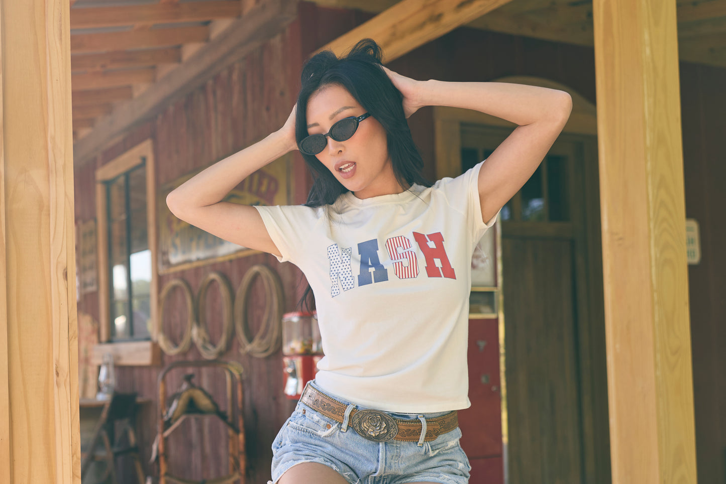 NASH Flag Tee [White]