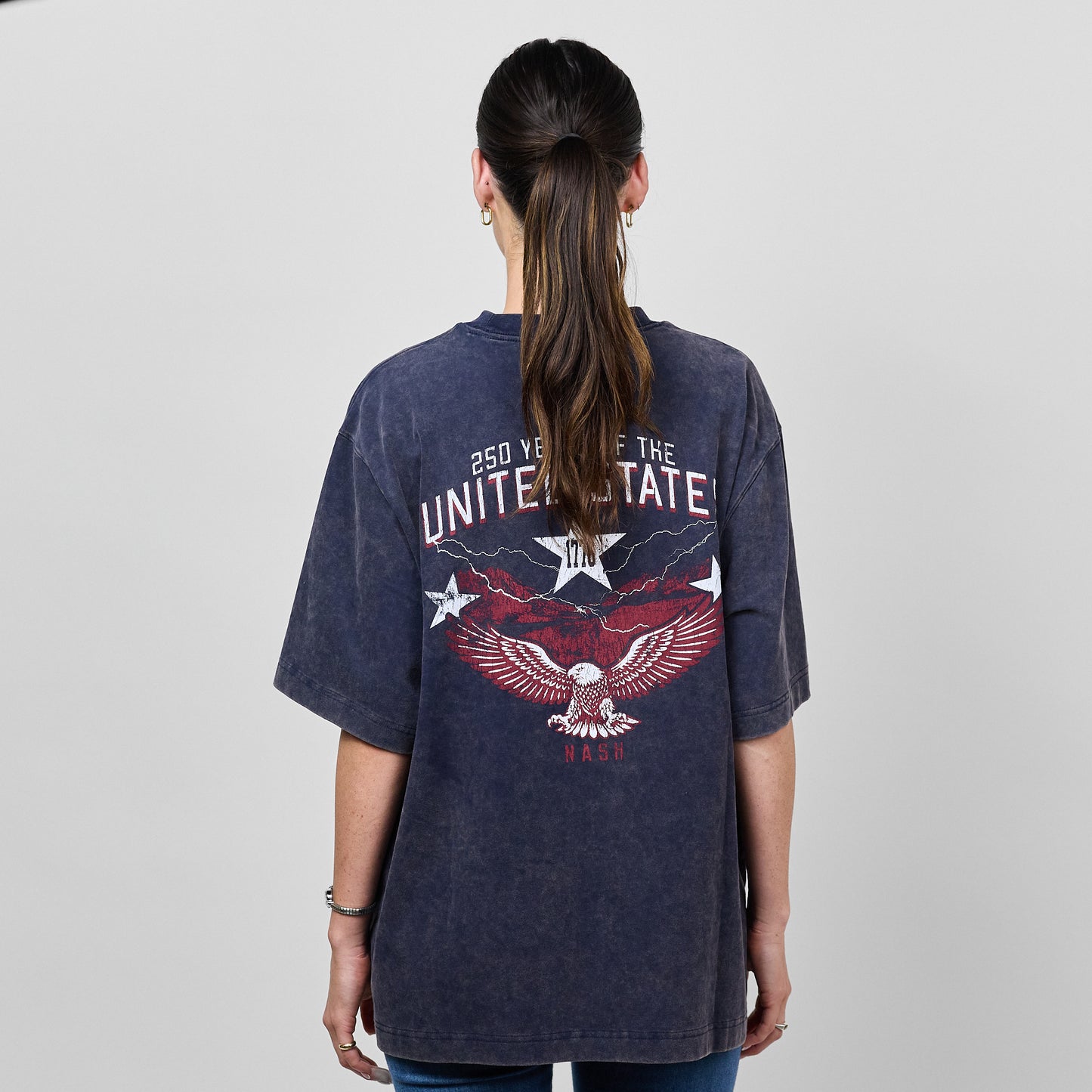 US 250 Oversized Tee [Navy]