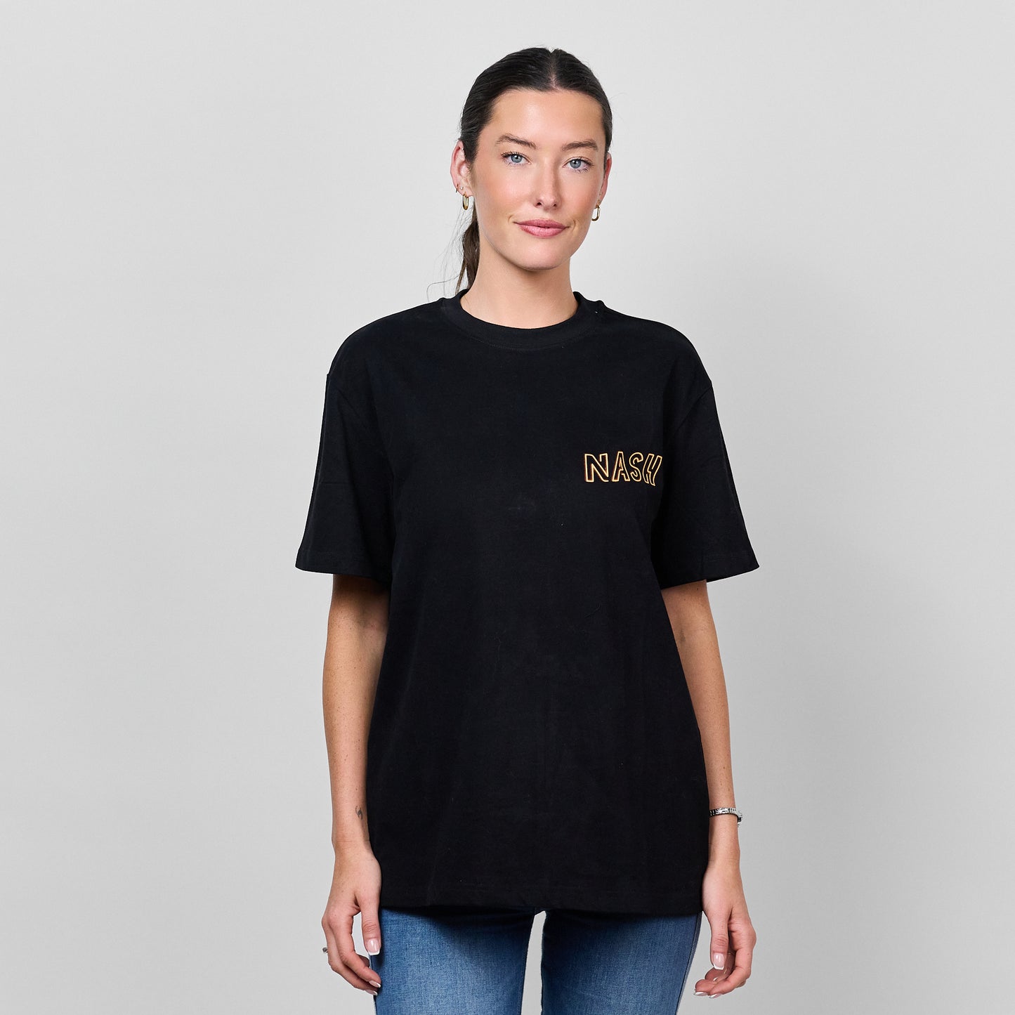 Neon Sign Basic Tee [Black]