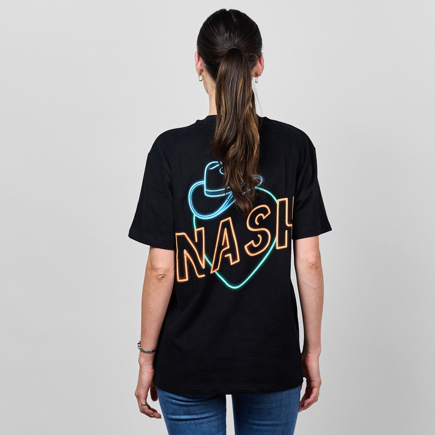 Neon Sign Basic Tee [Black]