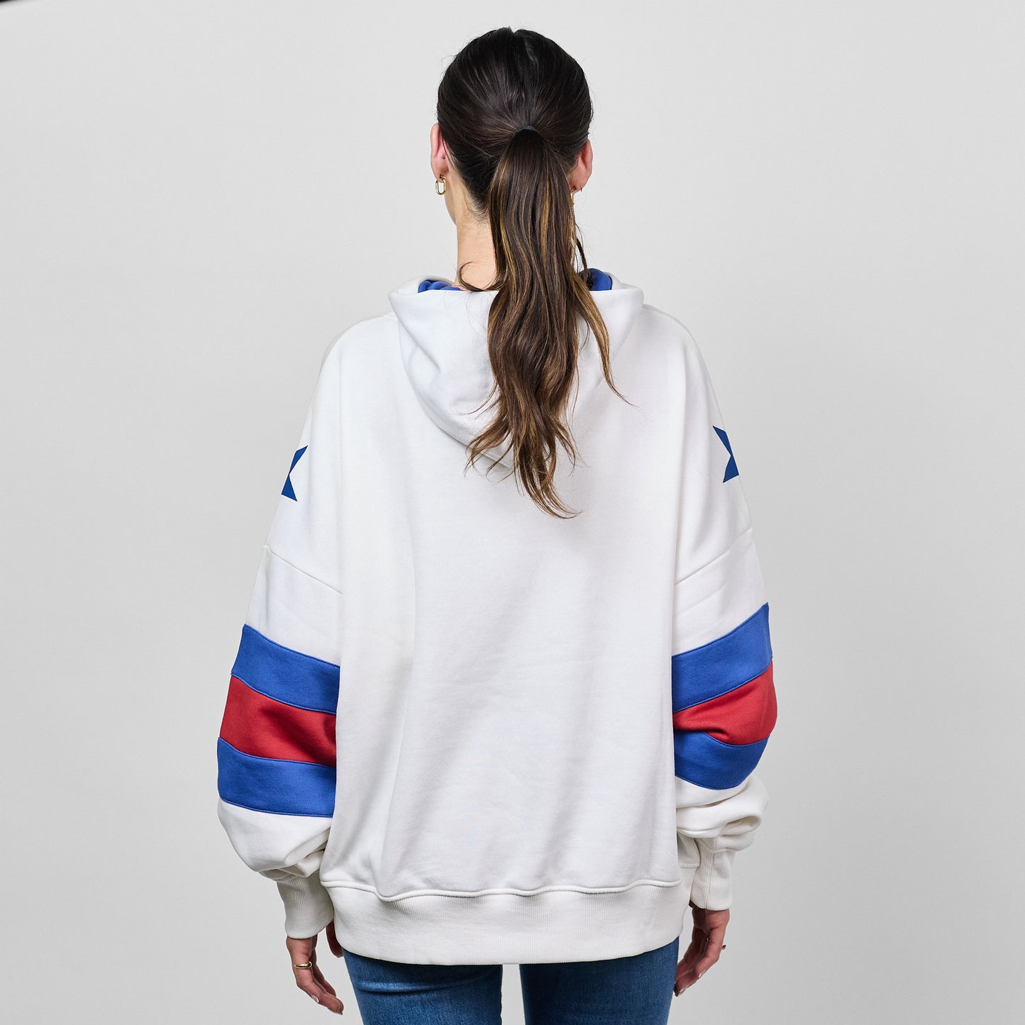 NASH USA Hoodie [Off White/Red/Blue]
