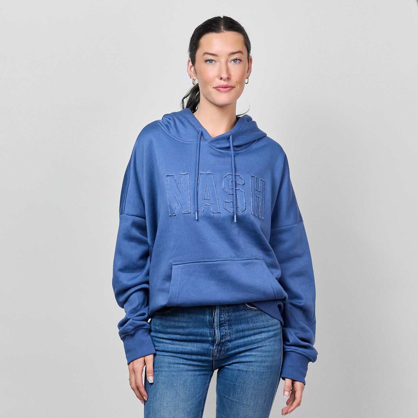 NASH Tonal Applique Hoodie [Navy]