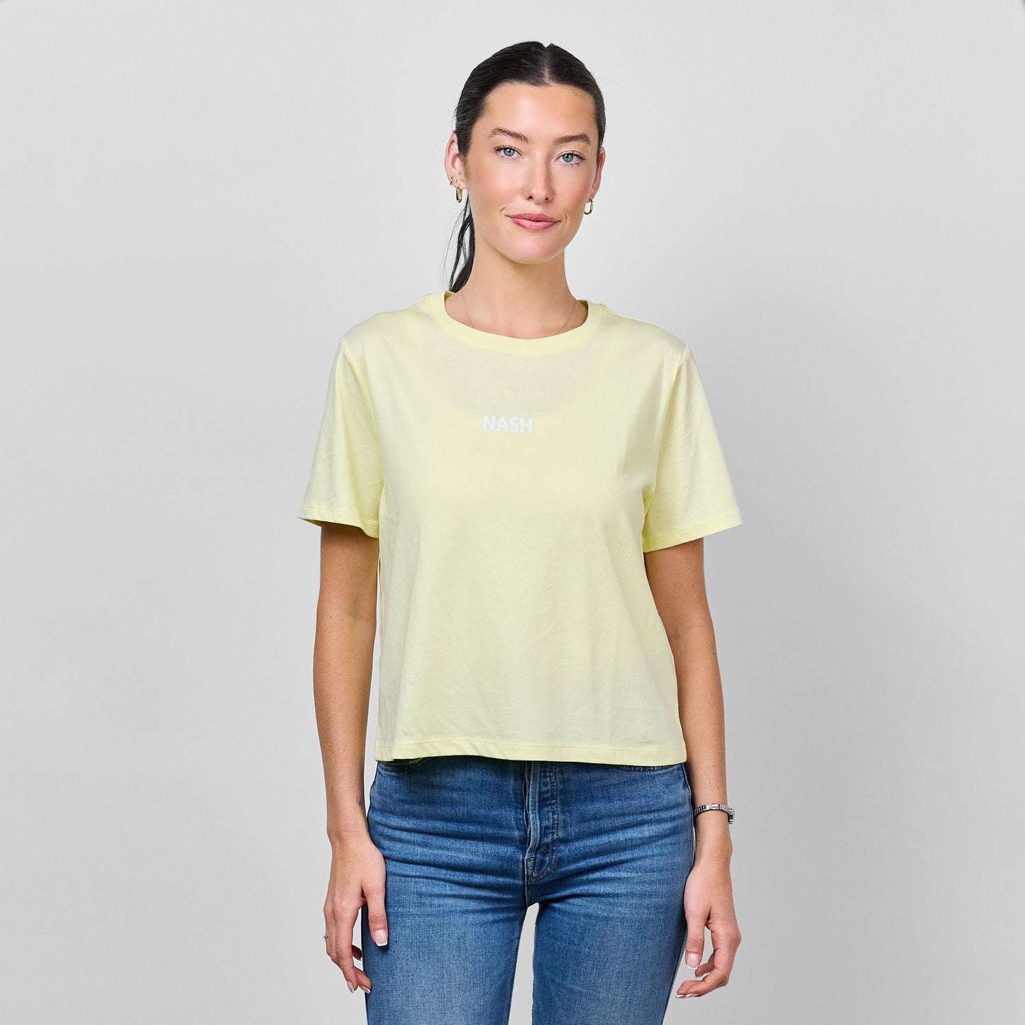 Nash SS Boxy Tee [Pale Yellow]