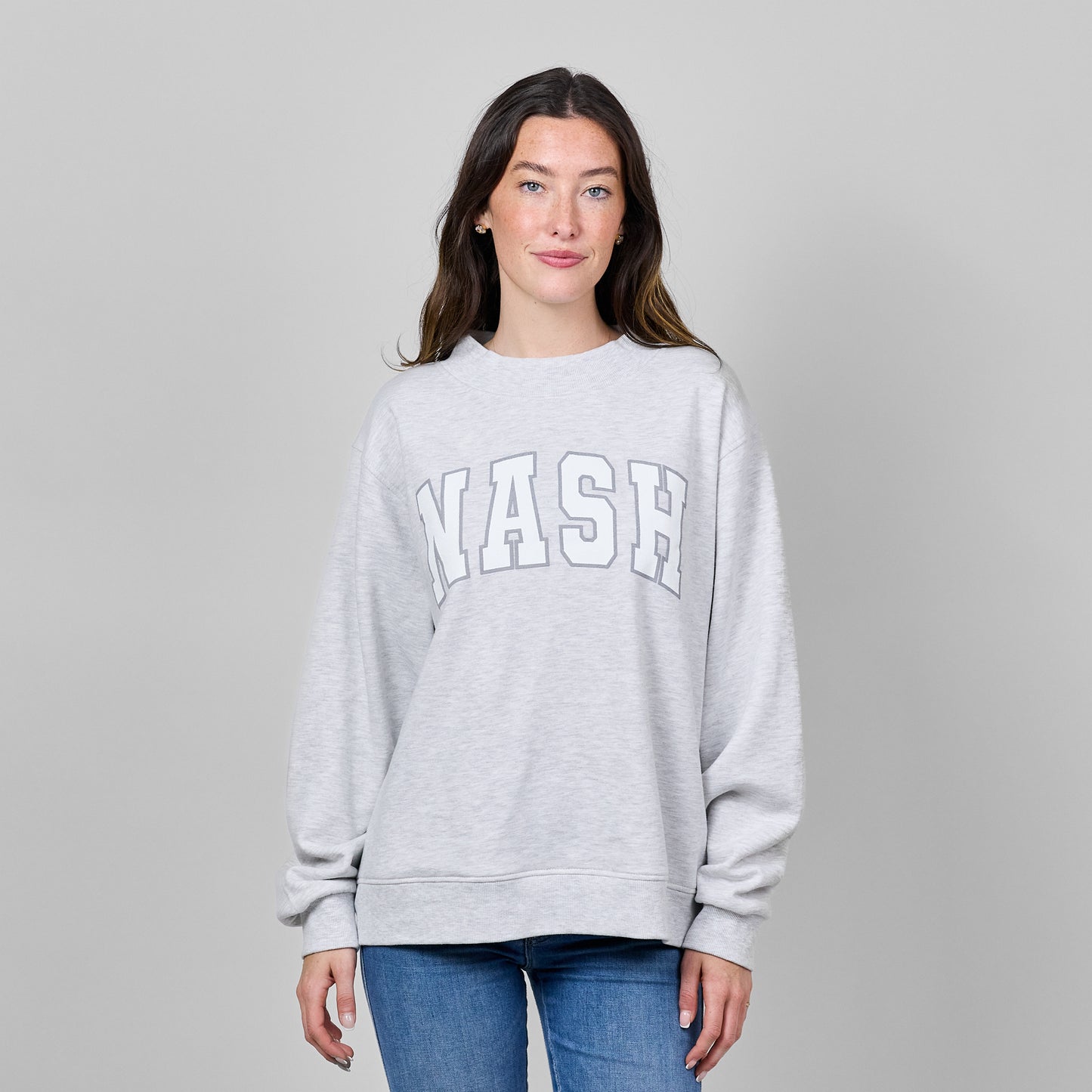 NASH Fleece Mock Neck [Heathery Grey]