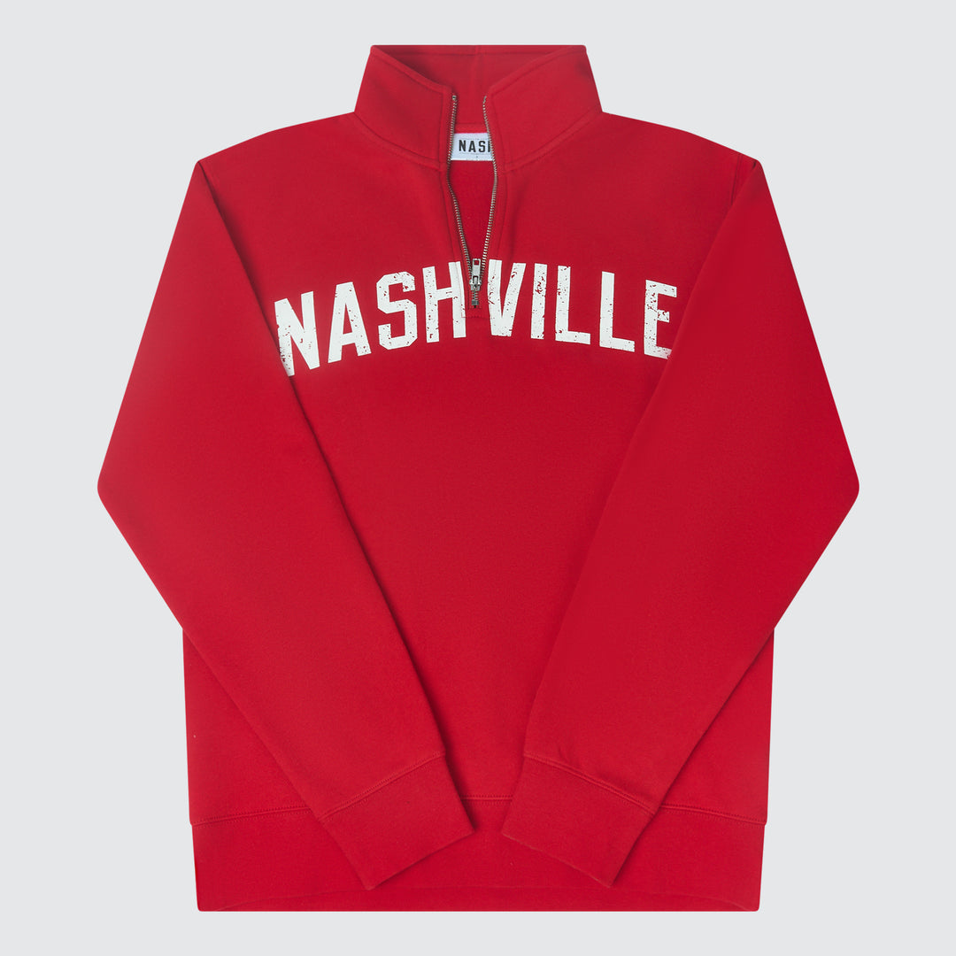 Nashville Everyday Quarter Zip [Red]