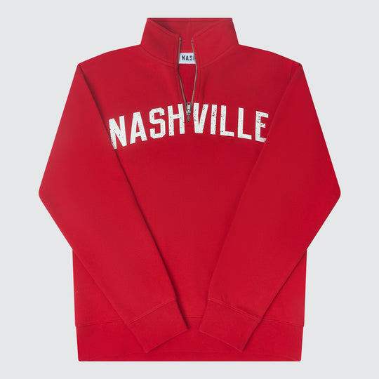 Nashville Everyday Quarter Zip [Red]