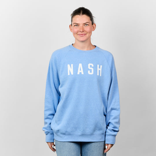 Lightweight Raglan Crewneck [Summer Blue]