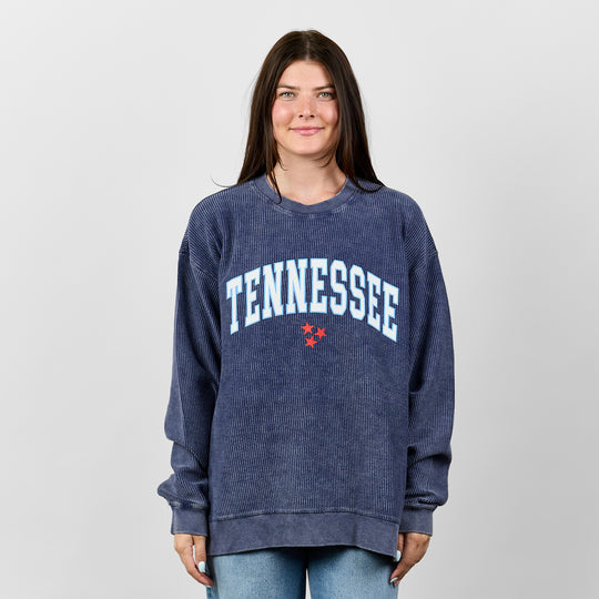 Tennessee Corded Crew [Navy]