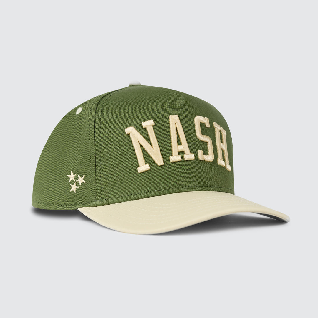 NASH Arched Snapback [Moss Green]