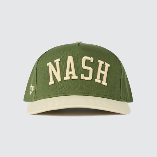 NASH Arched Snapback [Moss Green]
