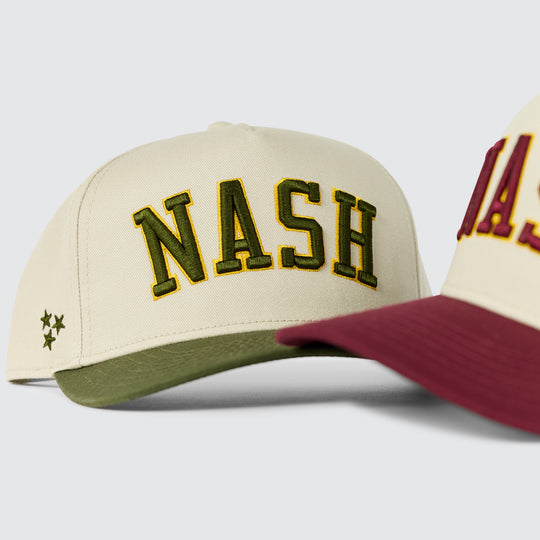NASH Arched Snapback [Army Green]