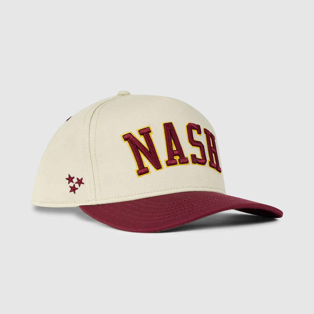 NASH Arched Snapback [Maroon]