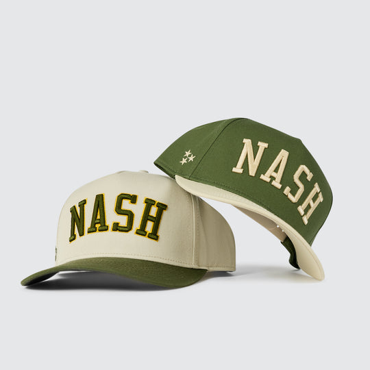 NASH Arched Snapback [Moss Green]