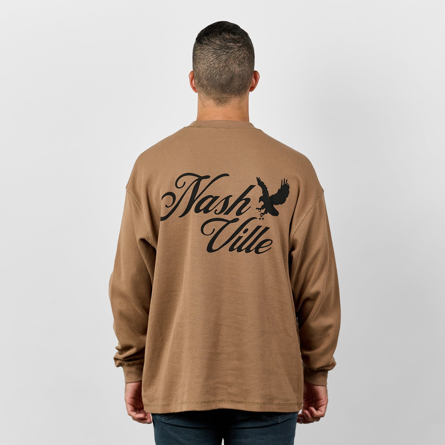 Nashville Eagle Waffle Long Sleeve [Camel]
