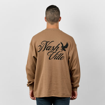 Nashville Eagle Waffle Longsleeve