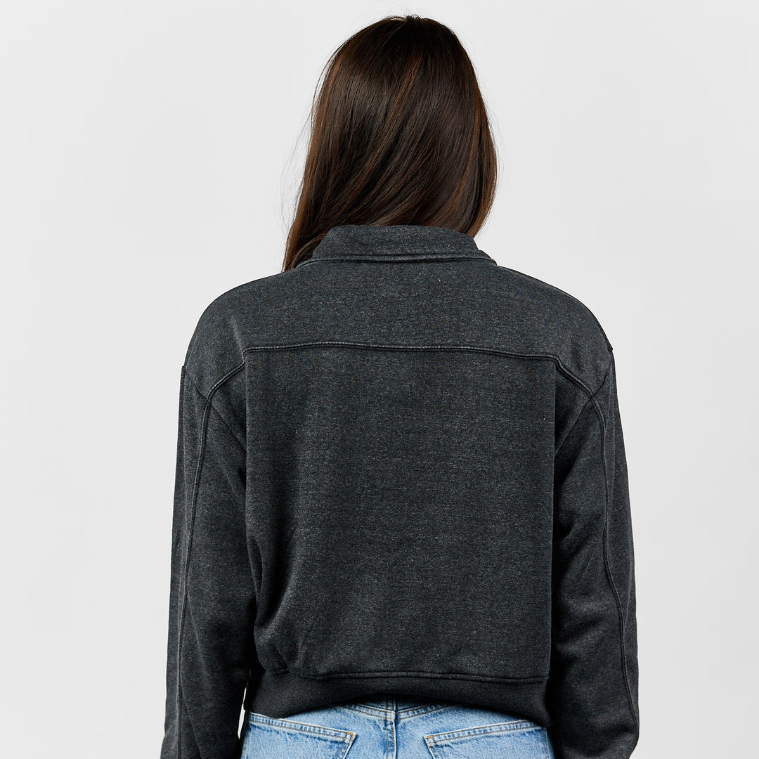 Hattie Quarter Zip [Black]
