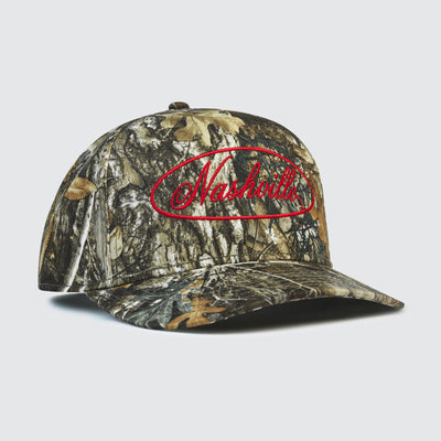 Nashville Circle Snapback [Camo/Red]