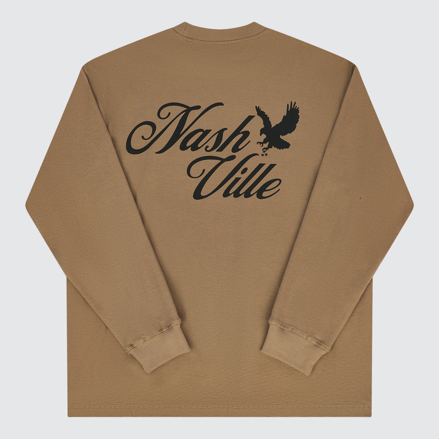 Nashville Eagle Waffle Long Sleeve [Camel]