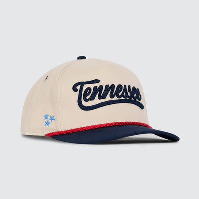 Tennessee Chain Stitch Snapback [Navy/Cream]