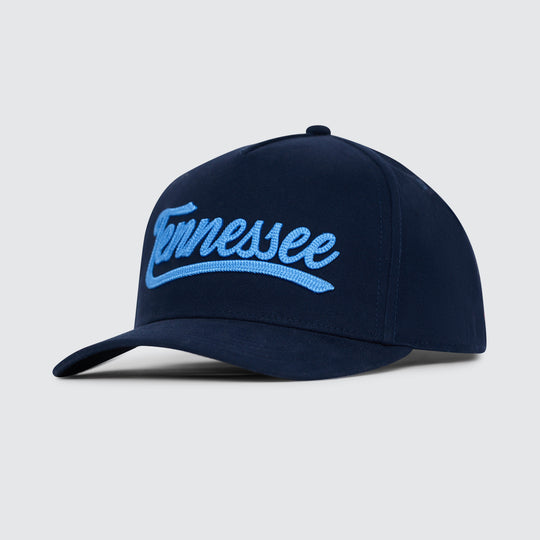 Tennessee Chain Stitch Snapback [Navy/Light Blue]